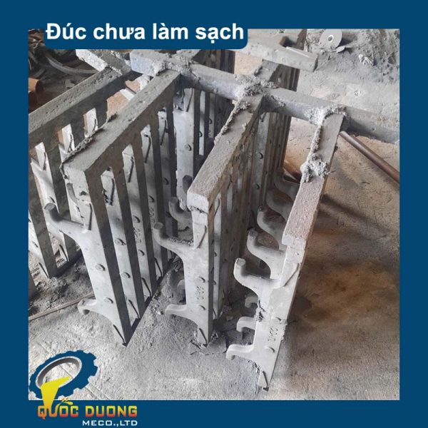 đúc thép chưa làm sạch - ghi lò đúc