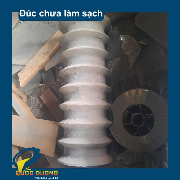 sản phẩm đúc chưa làm sạch con lăn gai đúc