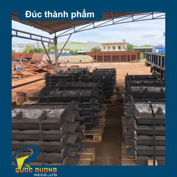 đúc máng liệu vật liệu gang